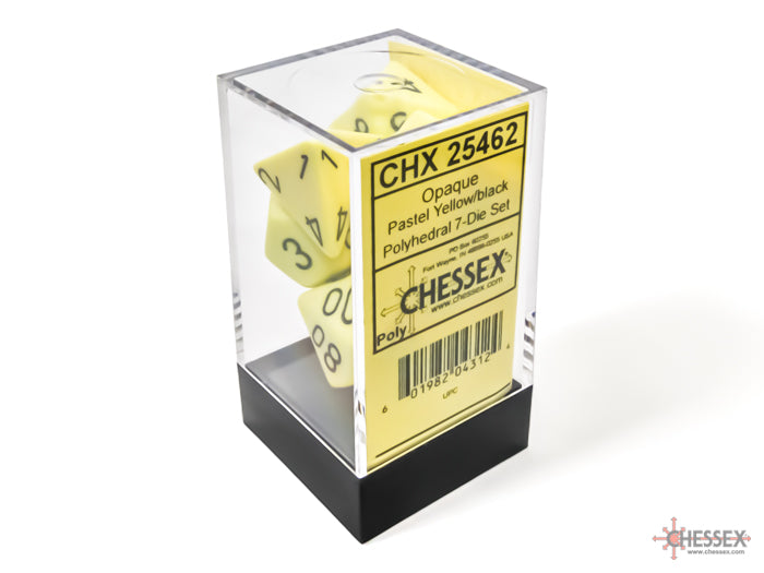 Chessex Dice: 7-Die Sets (Various Colors)