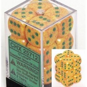 Chessex Dice:  16mm Dice Block (12 dice)