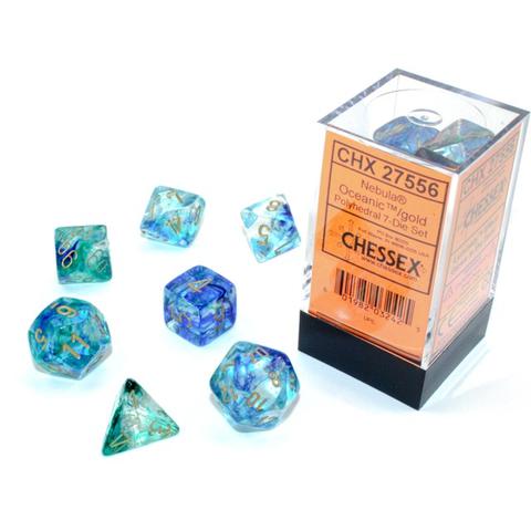 Chessex Dice: 7-Die Sets (Various Colors)