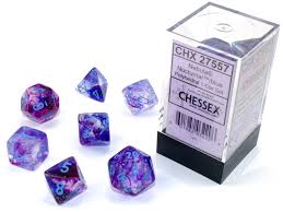 Chessex Dice: 7-Die Sets (Various Colors)