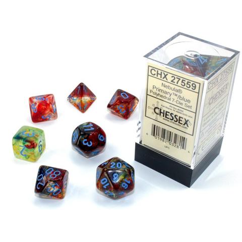 Chessex Dice: 7-Die Sets (Various Colors)