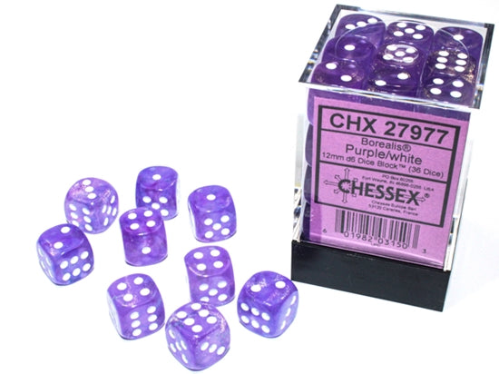 Chessex Dice:  12mm Dice Blocks (36 dice)