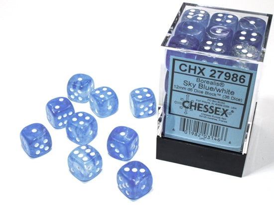 Chessex Dice:  12mm Dice Blocks (36 dice)