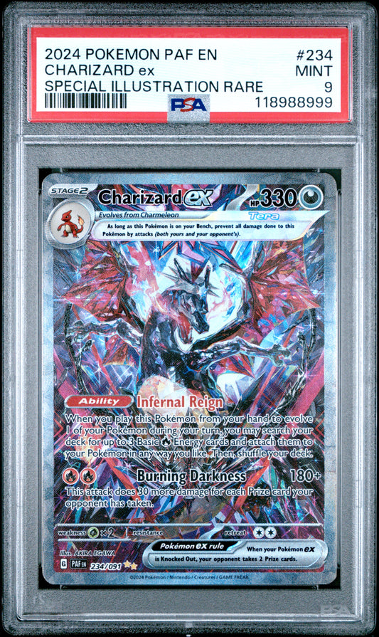 PSA 9 - Charizard ex SIR - 234/091