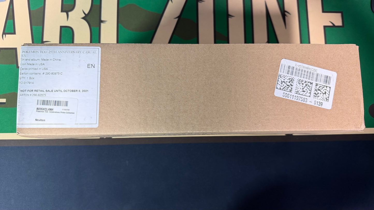 Pokemon TCG:  Celebrations Prime Collection - In Factory Sealed Box