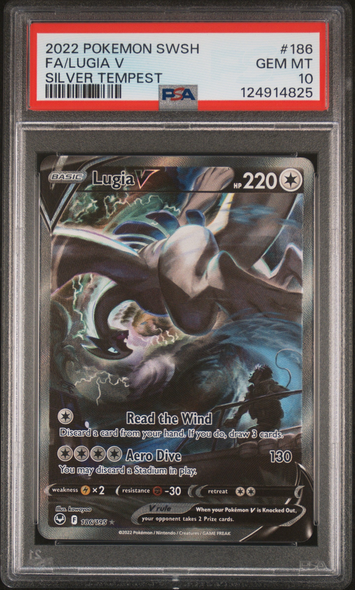 PSA 10 - Lugia V 186/195