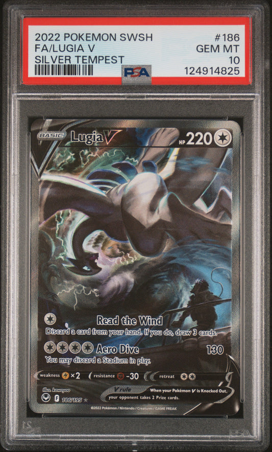 PSA 10 - Lugia V 186/195