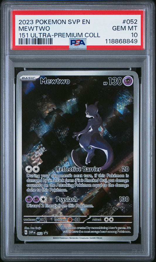 PSA 10 - Mewtwo Promo - SVP 052
