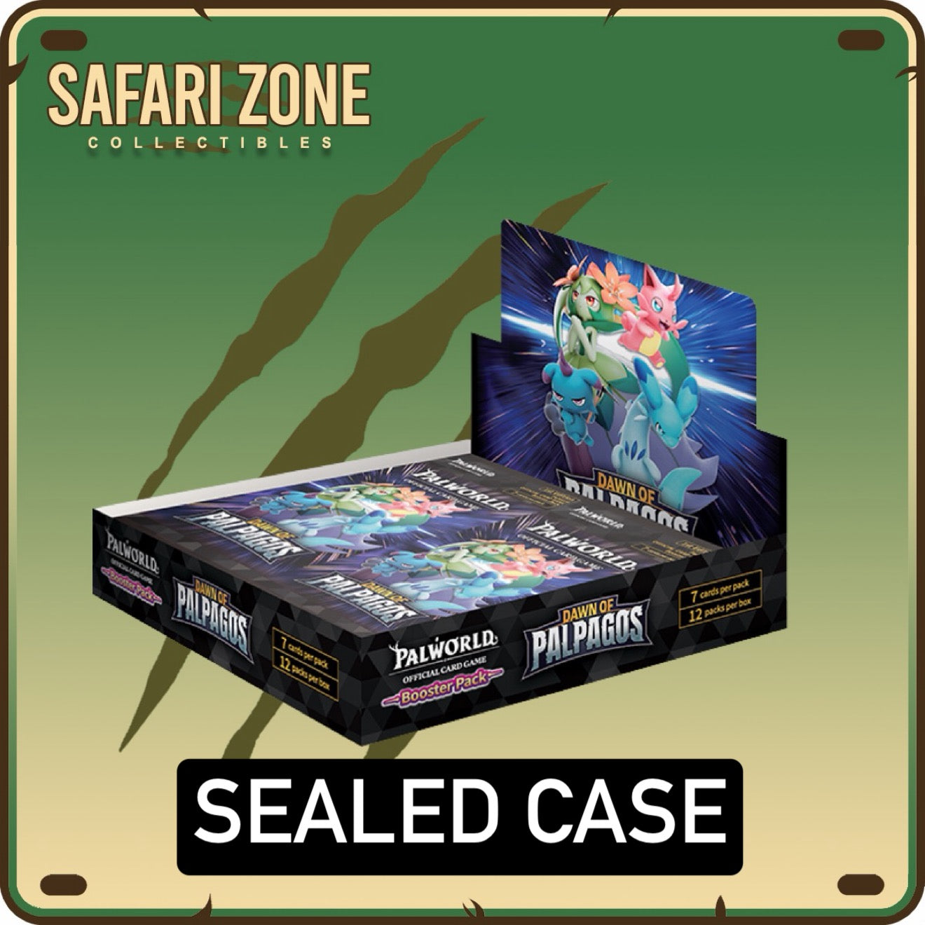 Palworld Official Card Game: Dawn of Palpagos Booster Box - Sealed Case