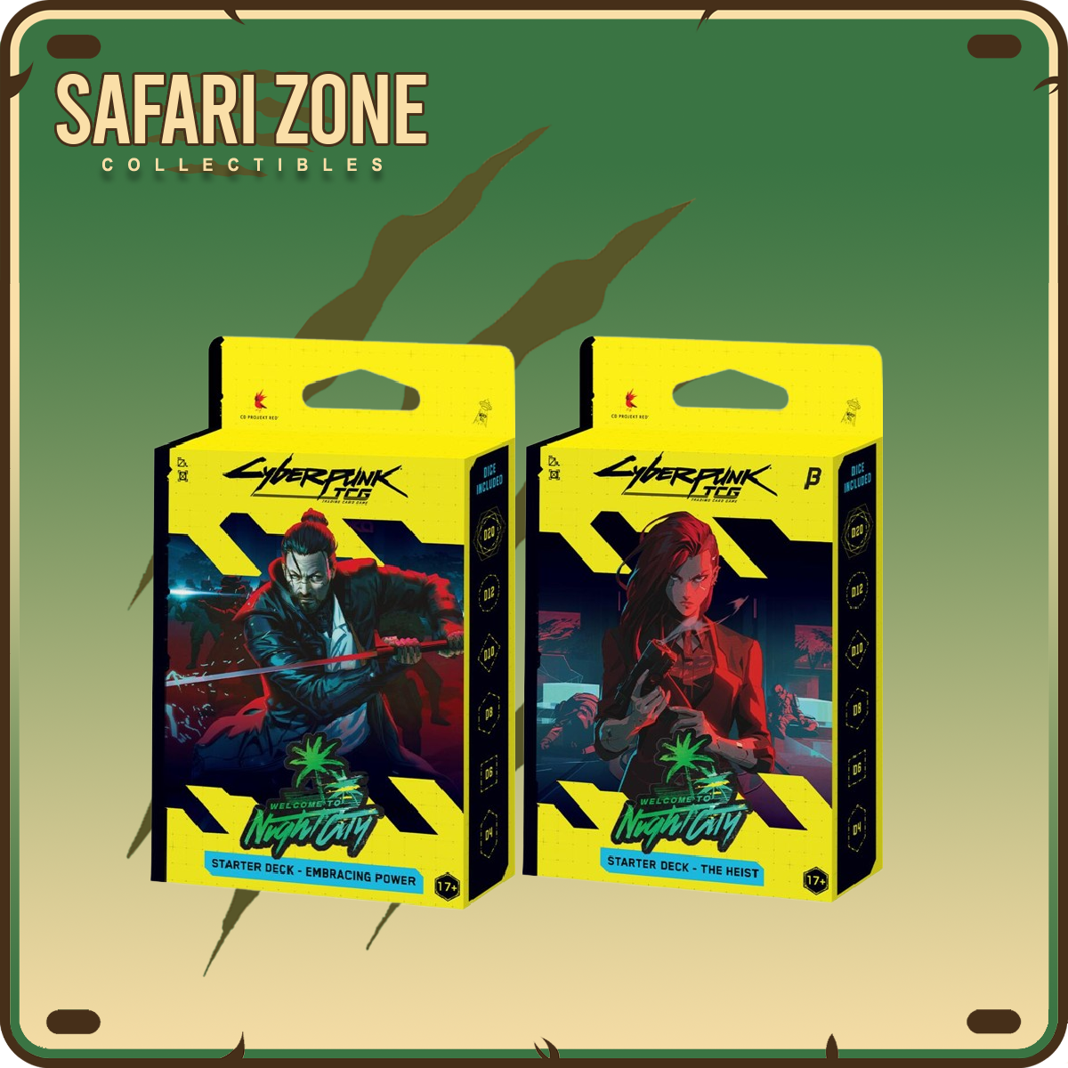 Cyberpunk TCG: Welcome to Night City BETA Starter Deck: The Heist and Embracing Power Combo