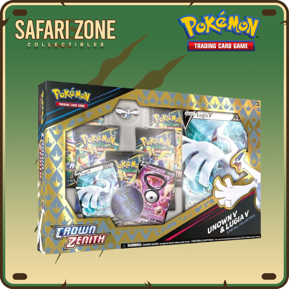 Pokemon TCG: Crown Zenith Special Collection [Unown V & Lugia V]