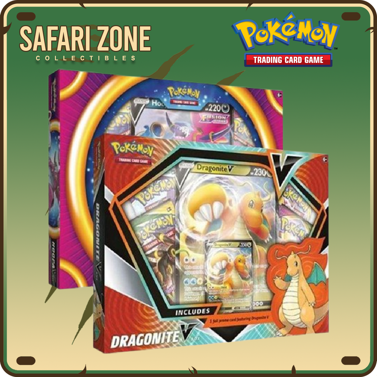Pokemon TCG: Hoopa V Box / Dragonite V Box [Set of 2]