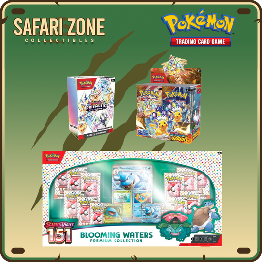 Pokemon: Blooming Waters / Prismatic Bundle / Surging Sparks Box