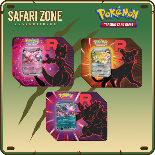 Pokemon TCG: Team Rocket Tin Set (one of each)