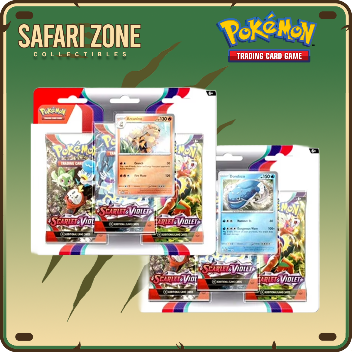 Pokemon TCG: Pokemon: SV01 Scarlet & Violet 3 Pack Blister Set