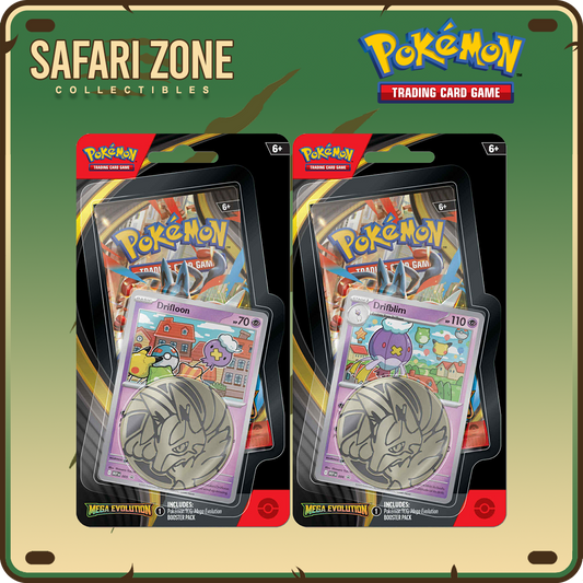 Pokemon: ME01 Mega Evolutions Checklane Blister Set