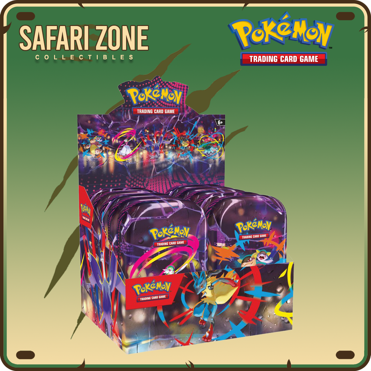 Pokemon: Mega Heroes Mini Tin Display