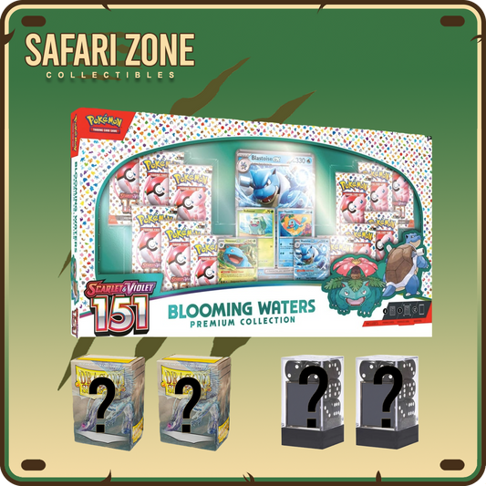 Pokemon: Blooming Waters + 2 Random Sleeves + 2 Random Dice