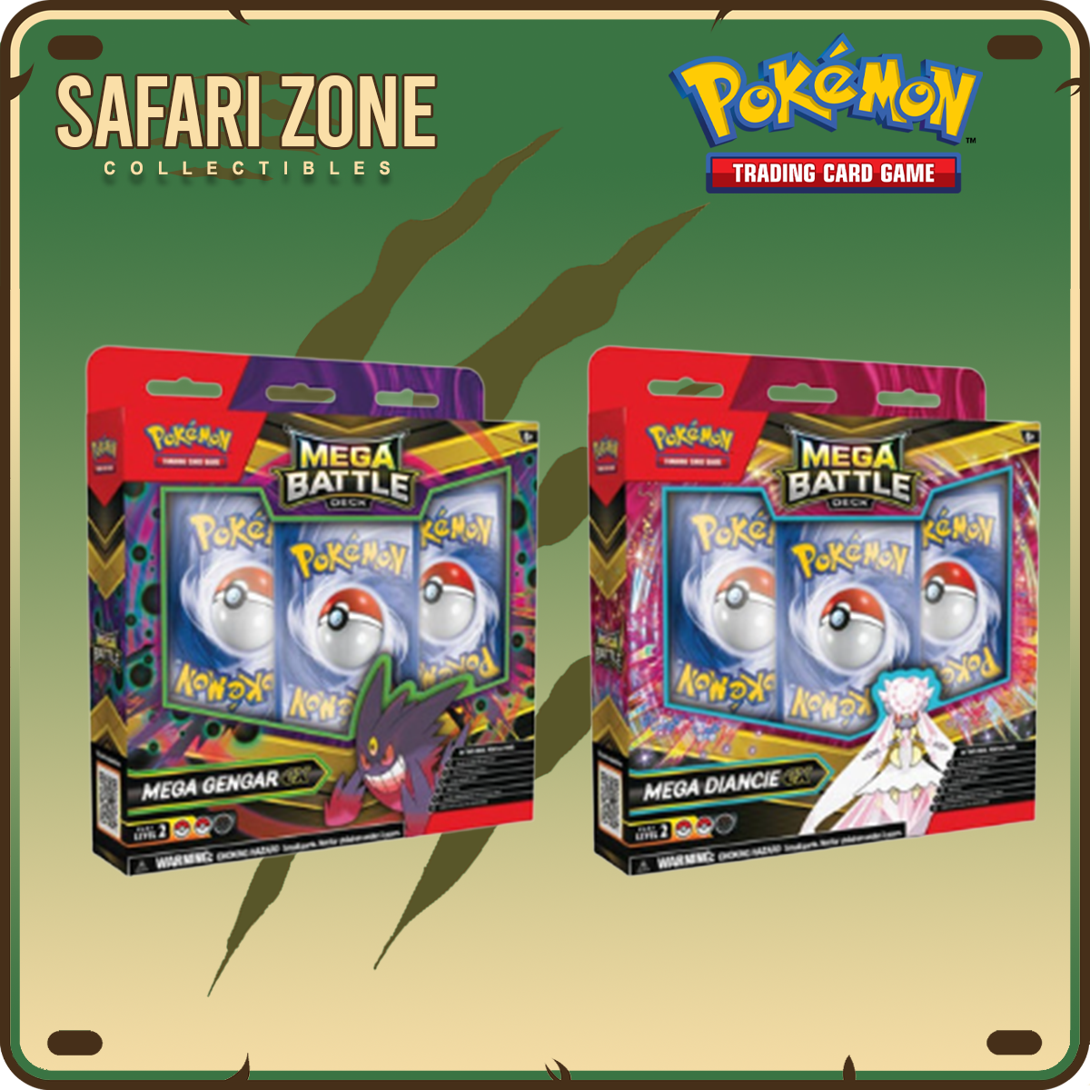 Pokemon: Mega Battle Deck - Mega Gengar/Diancie ex