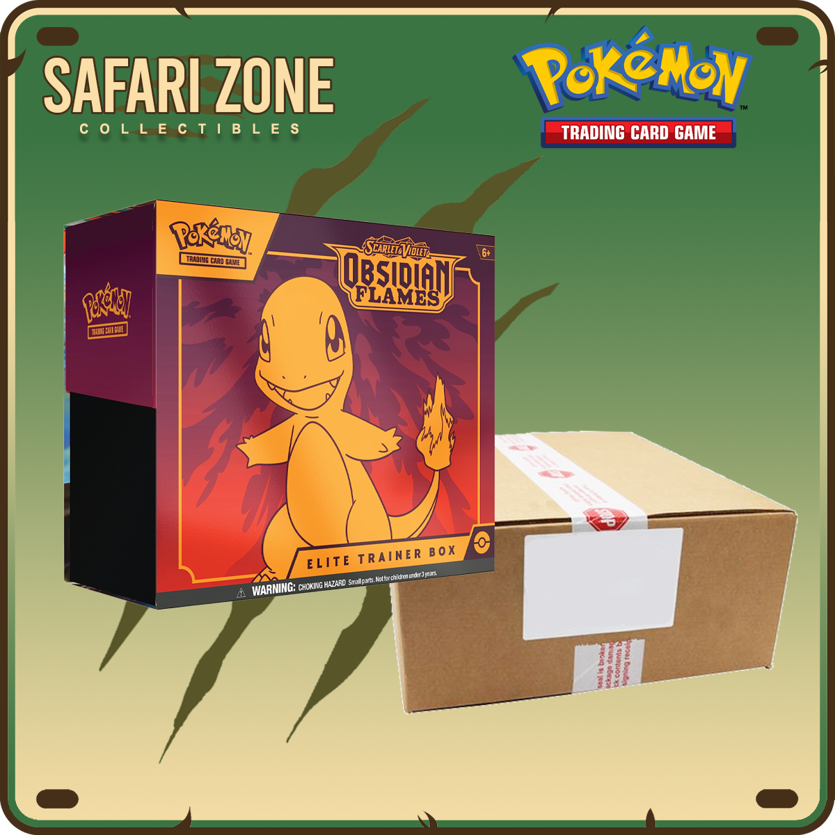 Pokemon TCG: Obsidian Flames Elite Trainer Box Case