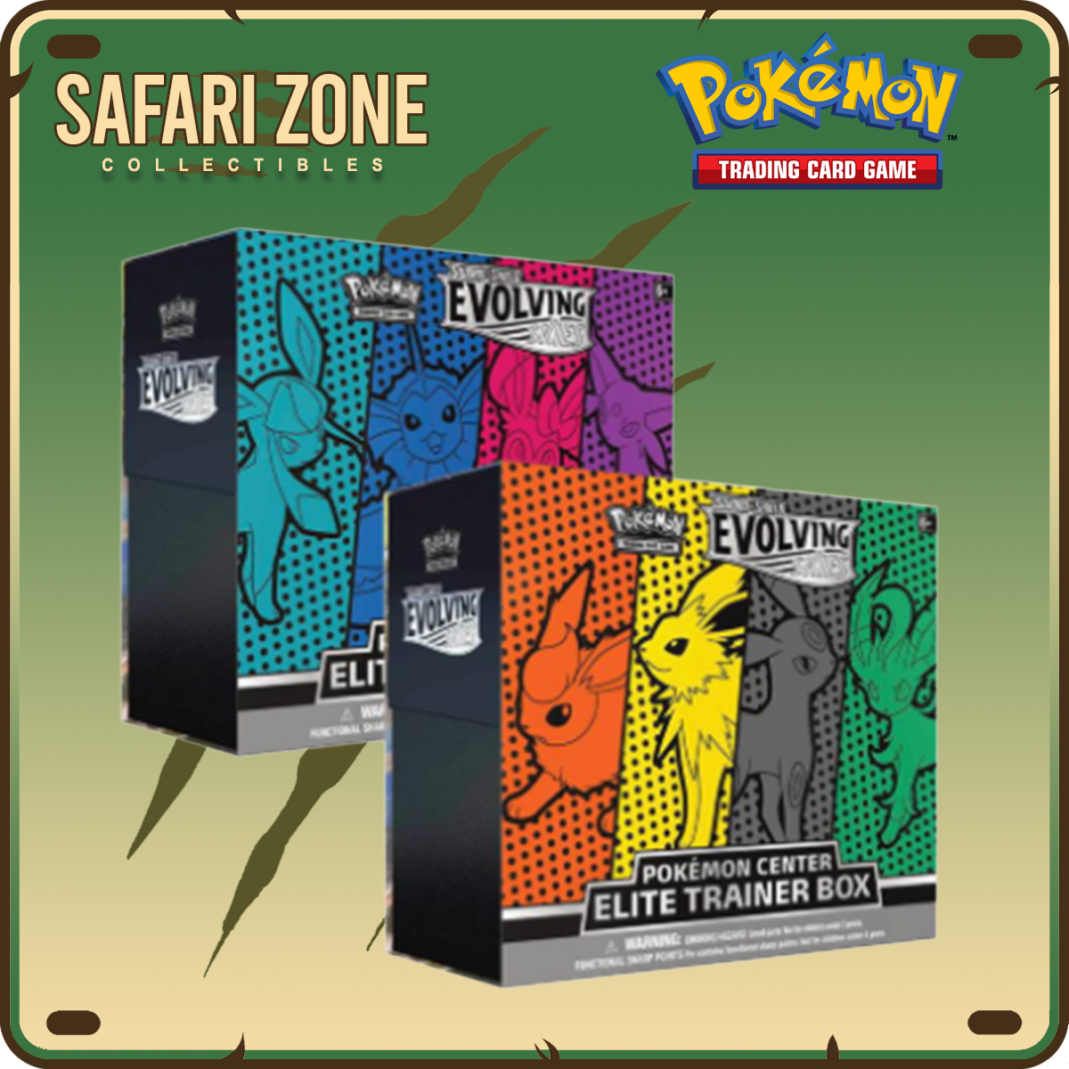 Pokemon TCG: Evolving Skies Pokemon Center Elite Trainer Box [Set of 2]