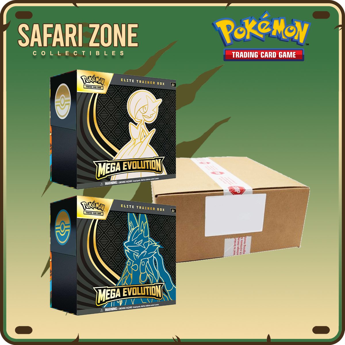 Pokemon: ME01 Mega Evolutions Elite Trainer Box Case