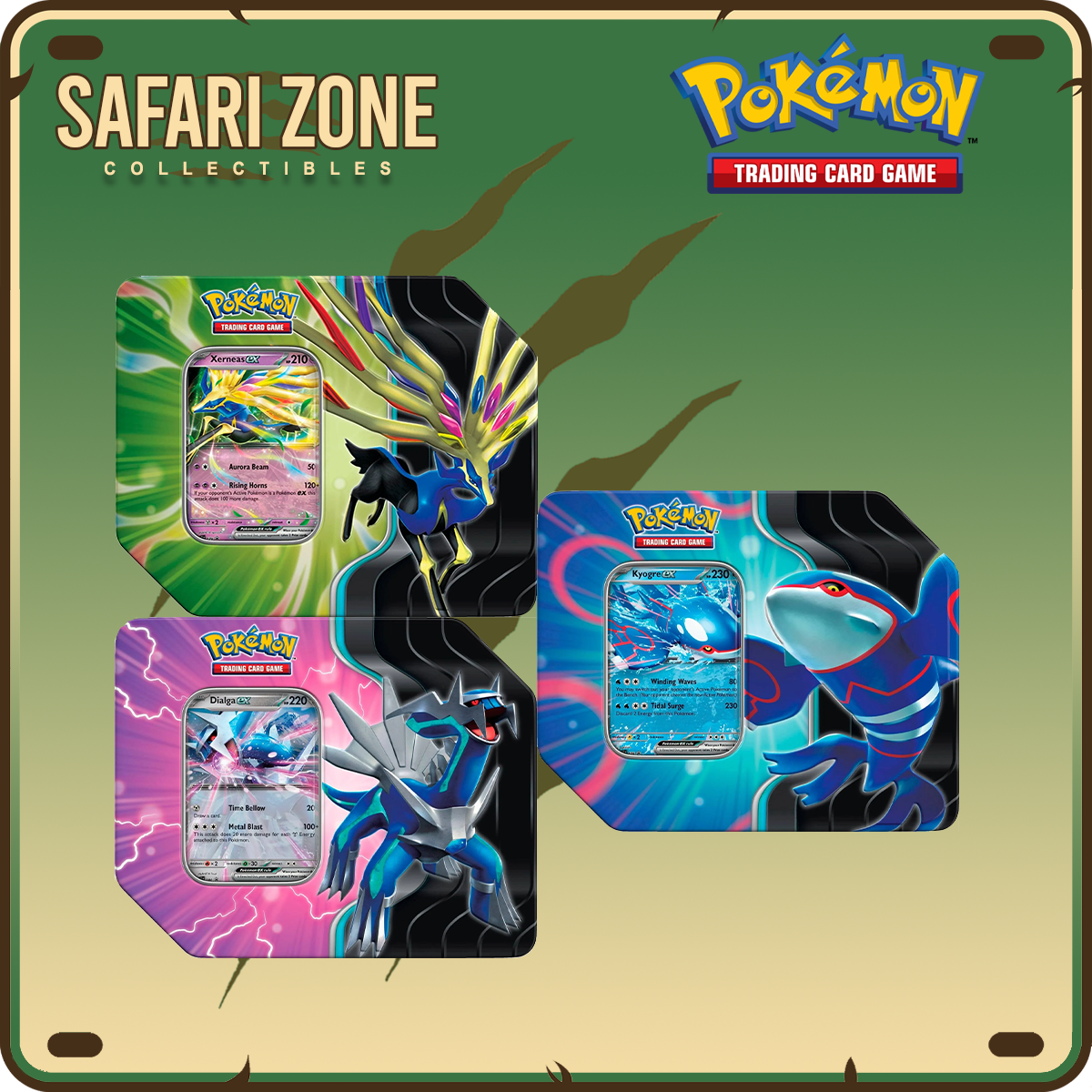 Pokemon: Azure Legends Tin Set - One of each Tin - (2/21/25)