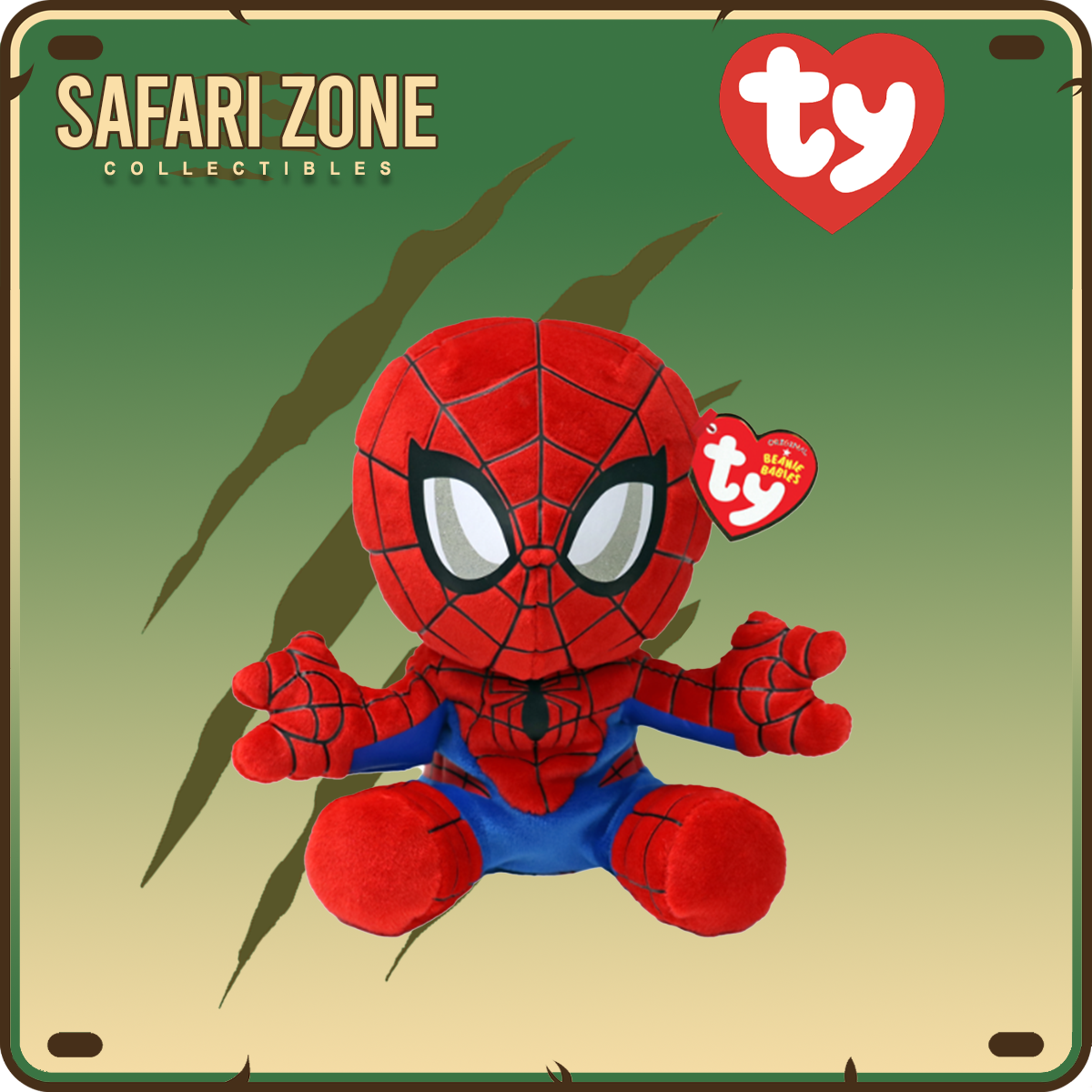 TY Beanie Babies - Spider-Man - Small