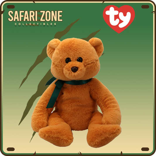 TY Beanie Babies - WINSTON - bear tan