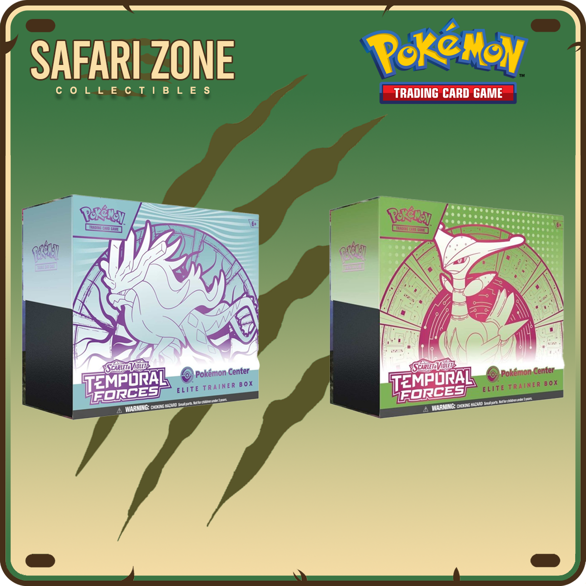 Pokemon: Temporal Forces Pokemon Center Elite Trainer Box [set of 2]