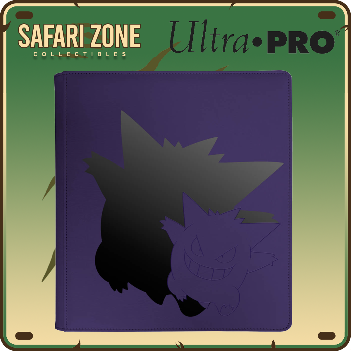 Ultra Pro: Zippered PRO Binder 12-Pocket Pokemon Elite Series Gengar