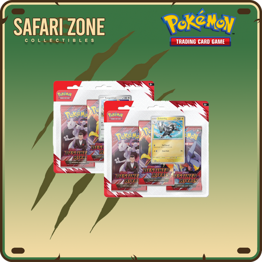 Pokemon TCG: SV10 Destined Rivals 3 Pack Blister Set