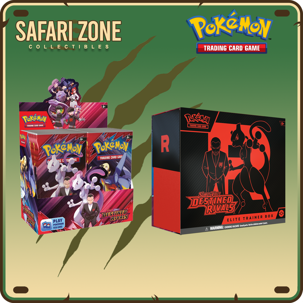 Pokemon: SV10 Destined Rivals - Booster Box & ETB Combo