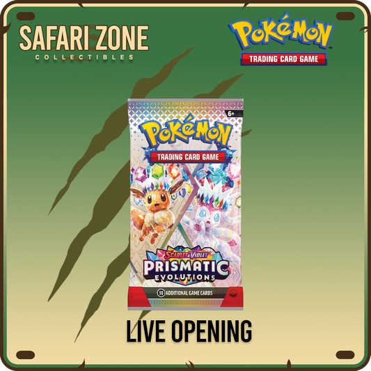 Live Openings: Twitch Stream Prismatic Evolutions Booster Pack