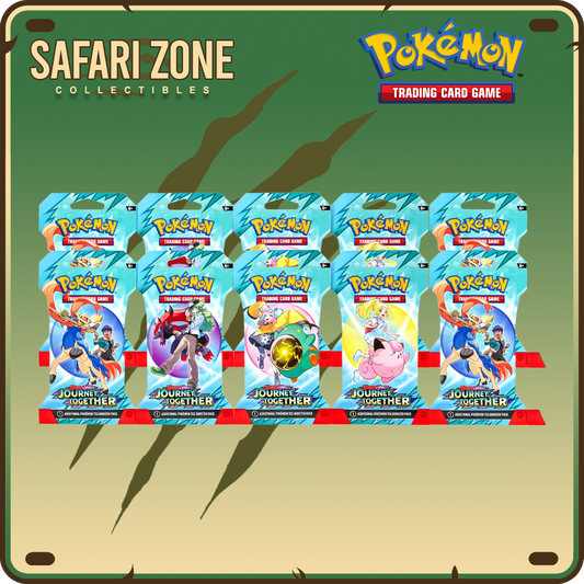 PKMN Loose: SV09 Journey Together - Sleeved Booster Pack 10 Count Bundle