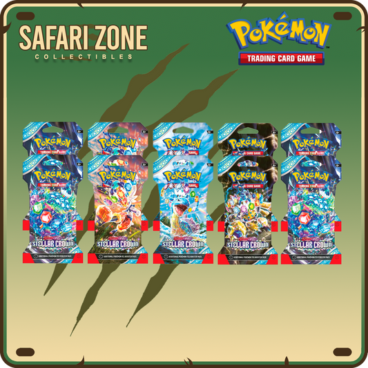 PKMN Loose Sleeved Pack -  SV07 Stellar Crown Sleeved Booster Pack 10 count