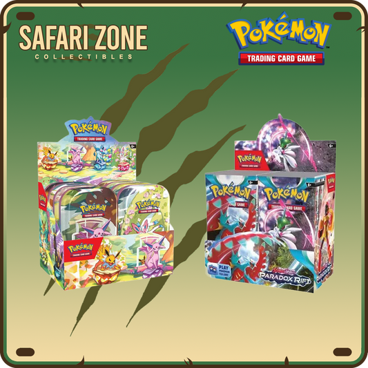 Pokemon: Prismatic Mini Tin Display & Paradox Box