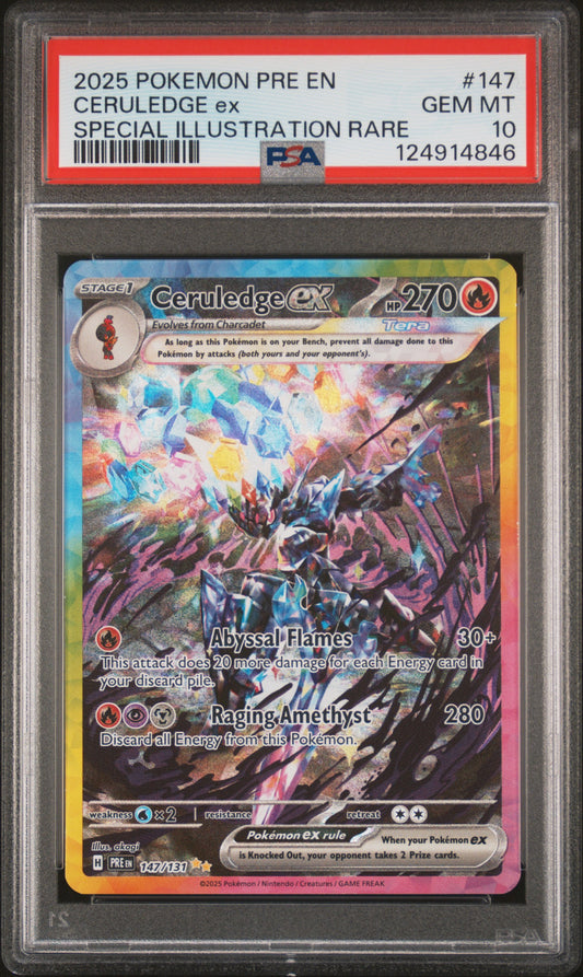 PSA 10 - Ceruledge ex 147/131
