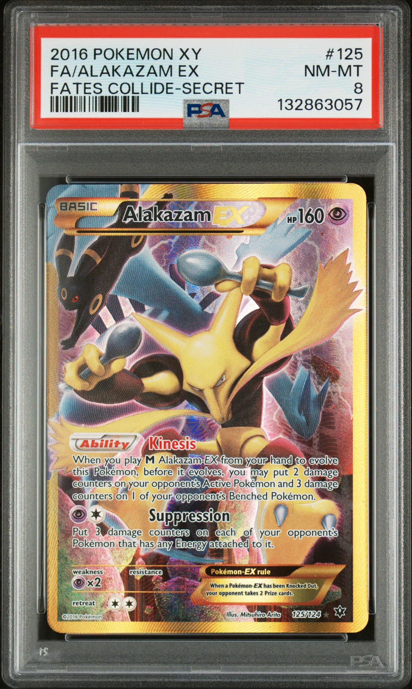 Alakazam Ex - 125 PSA 8
