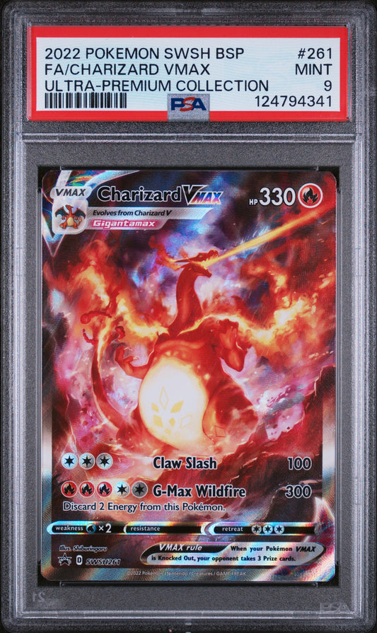 Fa/Charizard Vmax - 261 PSA 9