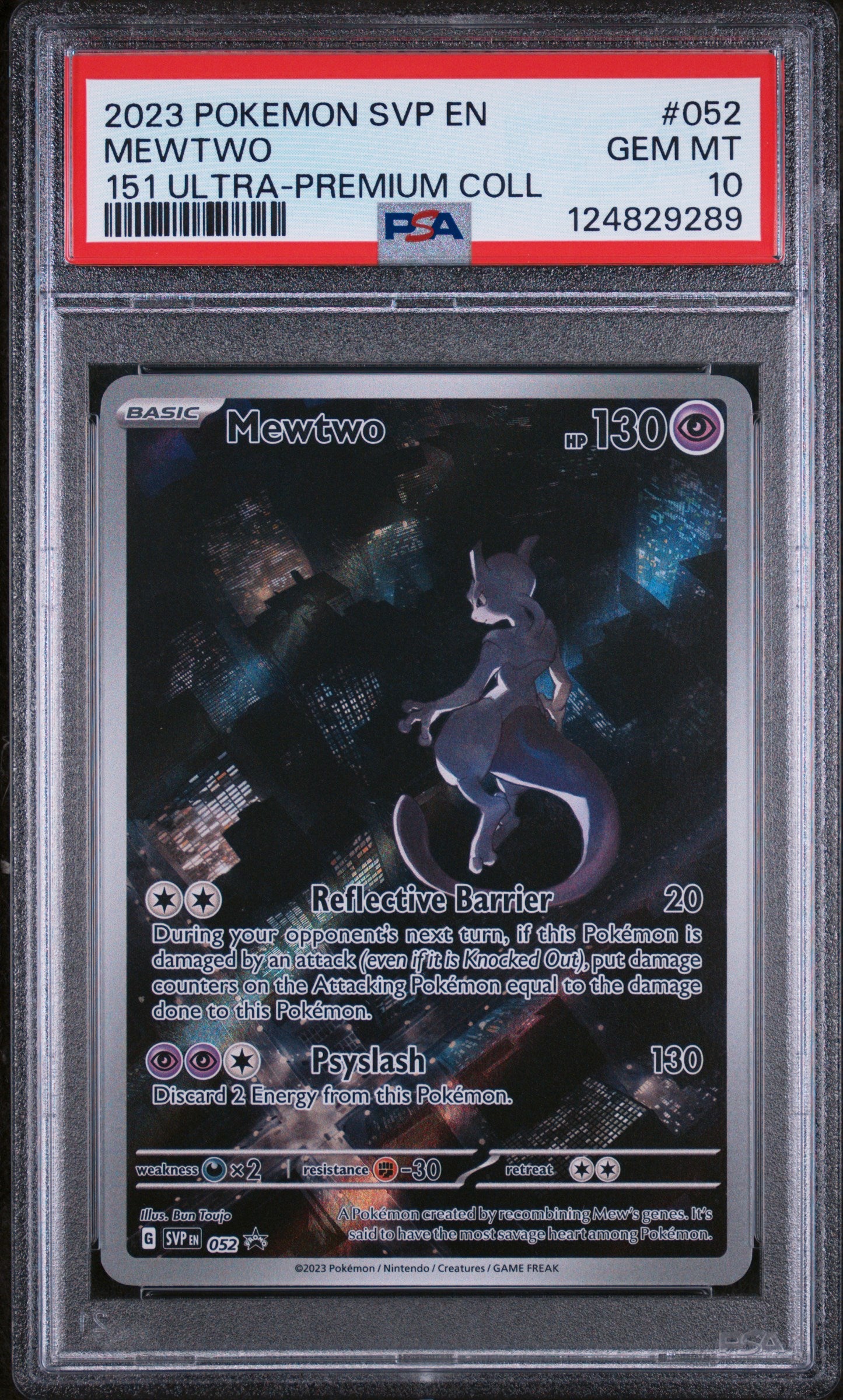 PSA 10 - Mewtwo Promo - 052