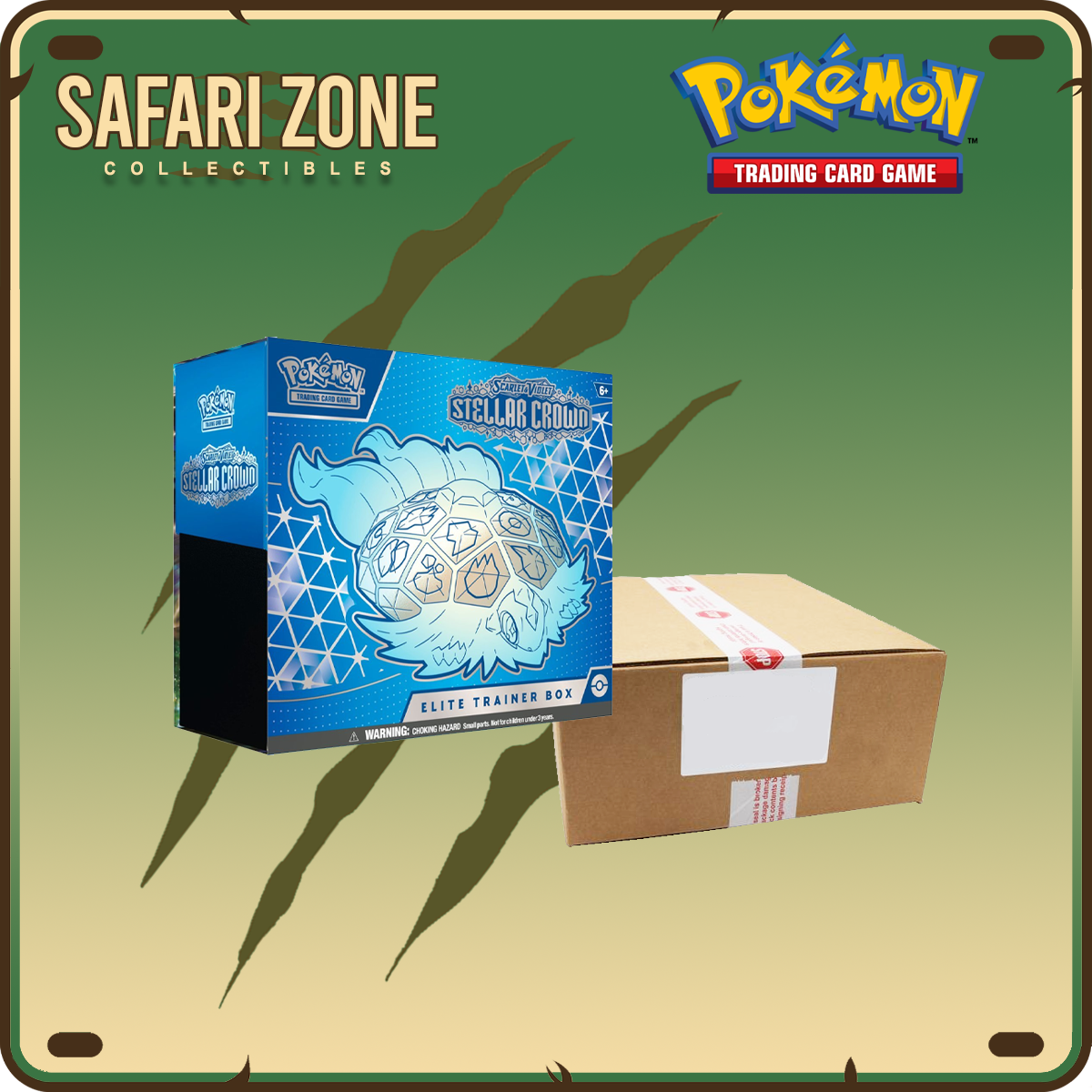 Pokemon: SV07 Stellar Crown Elite Trainer Box Case