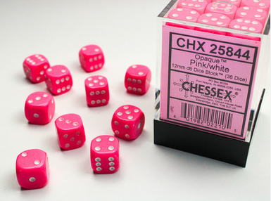 Chessex Dice:  12mm Dice Blocks (36 dice)