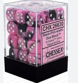 Chessex Dice:  12mm Dice Blocks (36 dice)