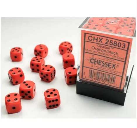 Chessex Dice:  12mm Dice Blocks (36 dice)