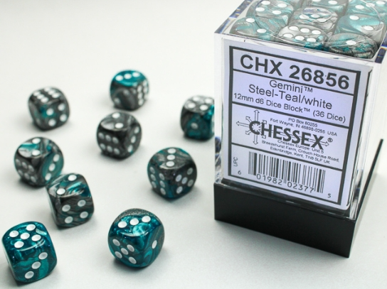 Chessex Dice:  12mm Dice Blocks (36 dice)