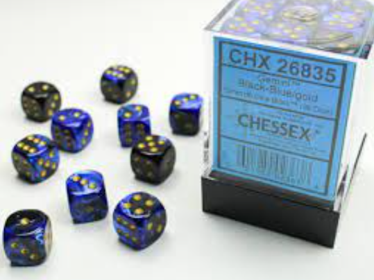 Chessex Dice:  12mm Dice Blocks (36 dice)