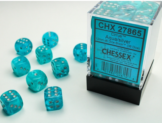 Chessex Dice:  12mm Dice Blocks (36 dice)