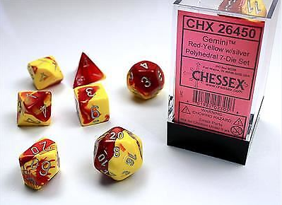 Chessex Dice: 7-Die Sets (Various Colors)