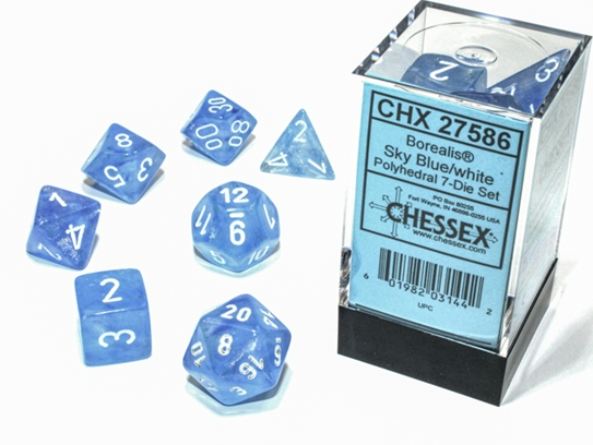 Chessex Dice: 7-Die Sets (Various Colors)